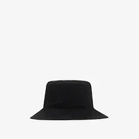 Reversible Gabardine Bucket Hat in Black/sand - Men | Burberry® Official