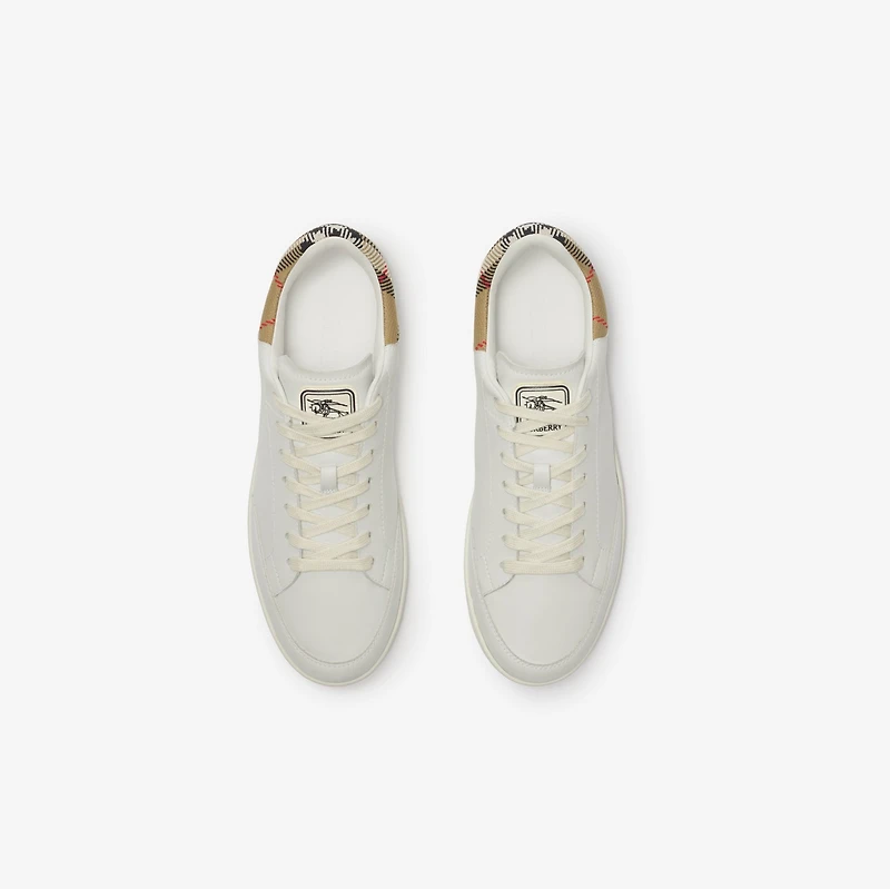 Leather Set Sneakers​ in /sand beige