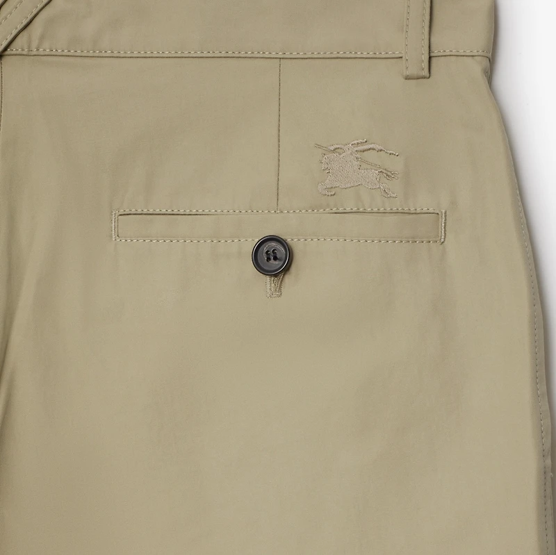 Cotton Chinos in Skylark - Men | Burberry® Official
