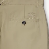 Cotton Chinos in Skylark - Men | Burberry® Official