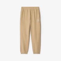 Knight Stamp Cotton Jogging Pants in Flax beige - Men | Burberry® Official