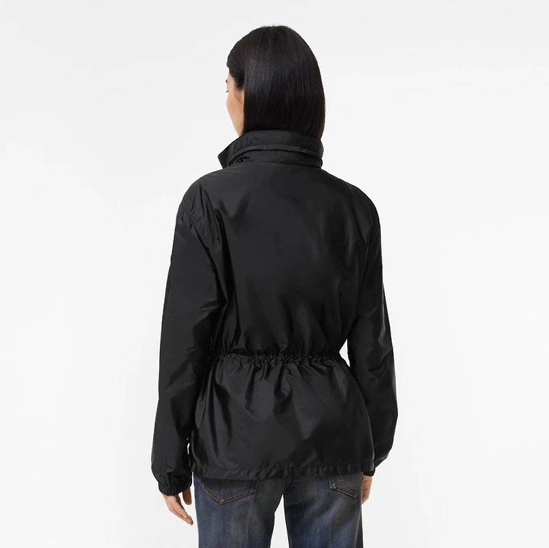 Short Nylon Blackpool Parka in Black - Women | Burberry® Official