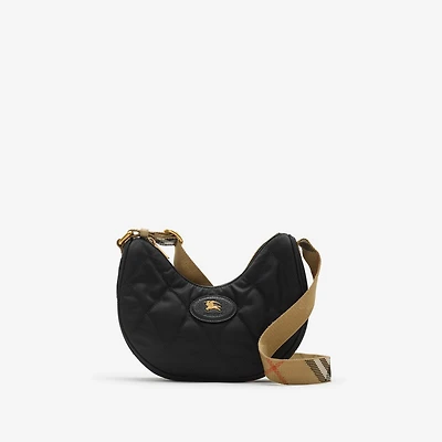 Horseshoe Crossbody Bag​ in Black - Women, Nylon | Burberry® Official
