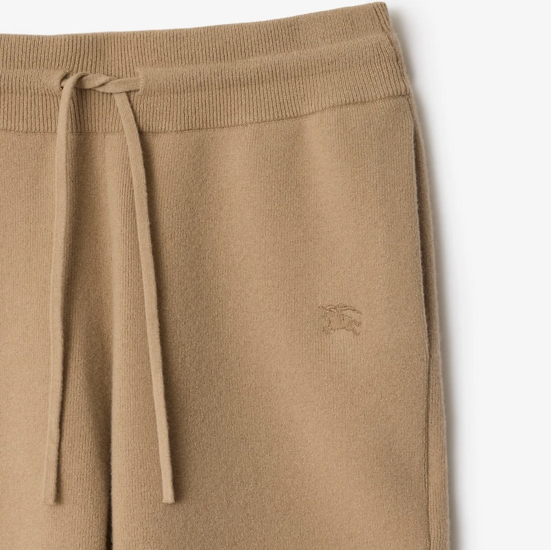 Cashmere Blend Jogging Pants in Flax - Women | Burberry® Official