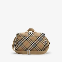 Check Baby Changing Bag in Sand - Children | Burberry® Official