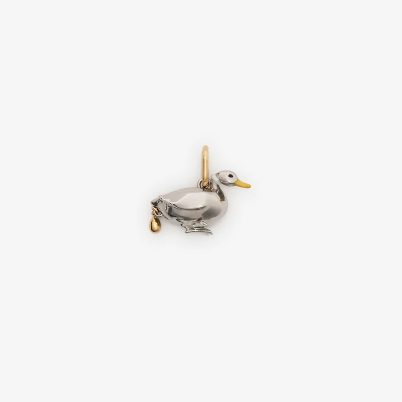 Duck Charm in Silver/gold - Women | Burberry® Official