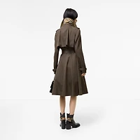 Long Gabardine Pembury Trench Coat in Estuary brown - Women | Burberry® Official