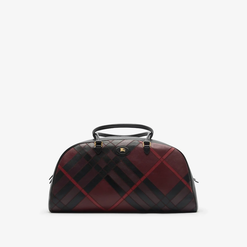 Extra Large Highlands Bowling Bag​ in Fig purple - Men | Burberry® Official