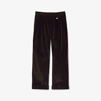 Corduroy Trousers in Clove brown - Men | Burberry® Official