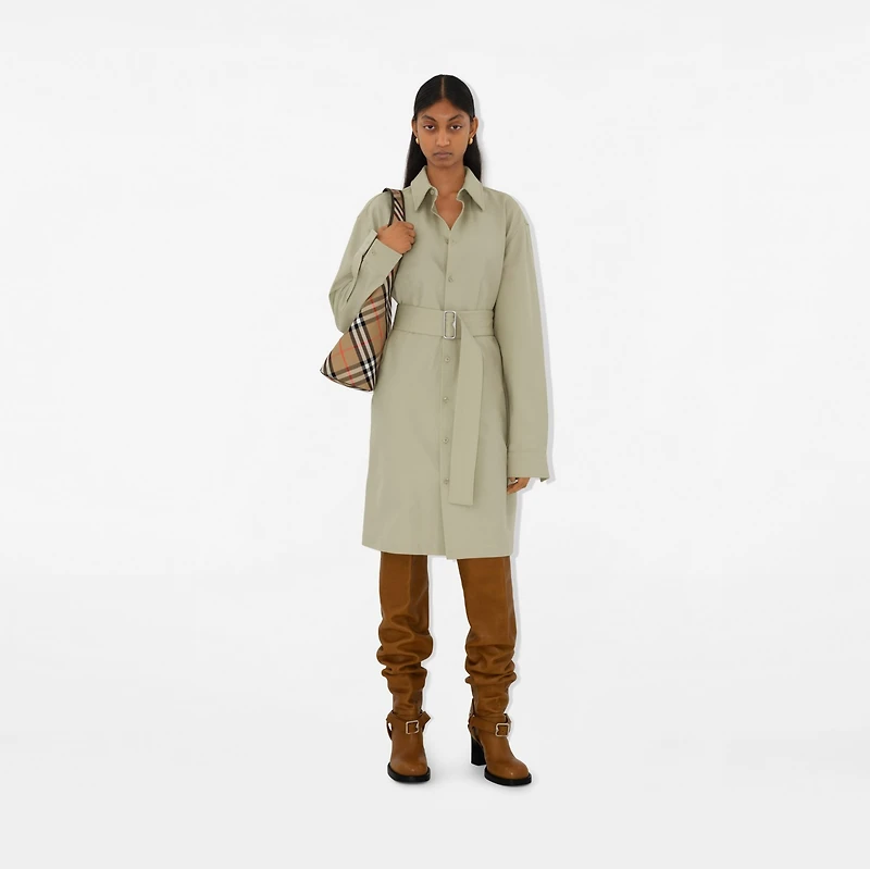 Small Check Shoulder Bag in Sand - Women | Burberry® Official