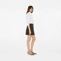 Check Dame Slingback Pumps​ in Sand - Women, Linen | Burberry® Official