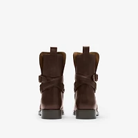 Leather Ledger Jodphur Boots​​ in Treacle brown - Men | Burberry® Official