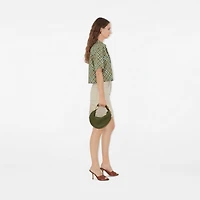 Cropped Check Cotton Shirt in Saxon - Women | Burberry® Official