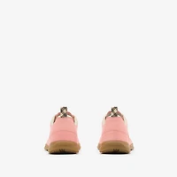 Leather Matrix Sneakers in Ditsy - Men | Burberry® Official