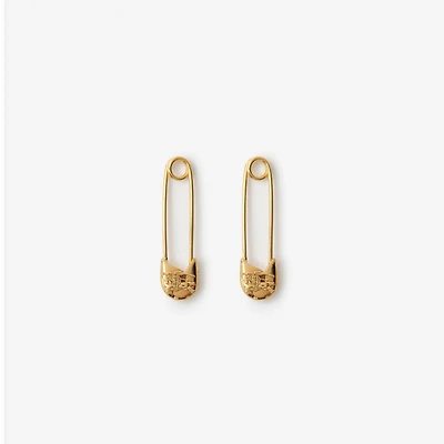 Knight Pin Earrings in Gold - Women | Burberry® Official