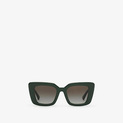 EKD Cat-eye Sunglasses in Dark green - Women | Burberry® Official