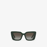 EKD Cat-eye Sunglasses in Dark green - Women | Burberry® Official