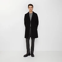 Wool Tailored Coat in Black - Men | Burberry® Official