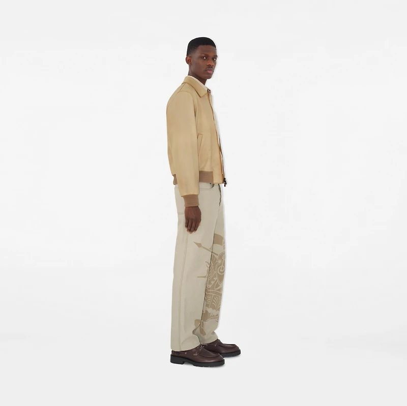 Regular Fit EKD Jeans in Rubble - Men, Cotton | Burberry® Official