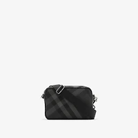 Grid Phone Bag in Charcoal - Men | Burberry® Official