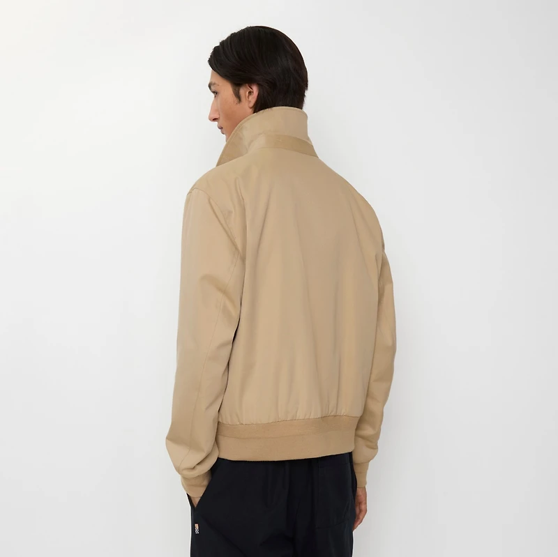 Gabardine Harrington Jacket in Honey beige - Men | Burberry® Official