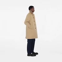 Mid-length Camden Heritage Car Coat in Honey - Men, Cotton Gabardine | Burberry® Official