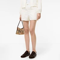 Stretch Nylon Shorts in Seashell white - Women | Burberry® Official