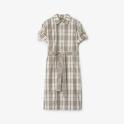 Check Cotton Shirt Dress - Women | Burberry® Official