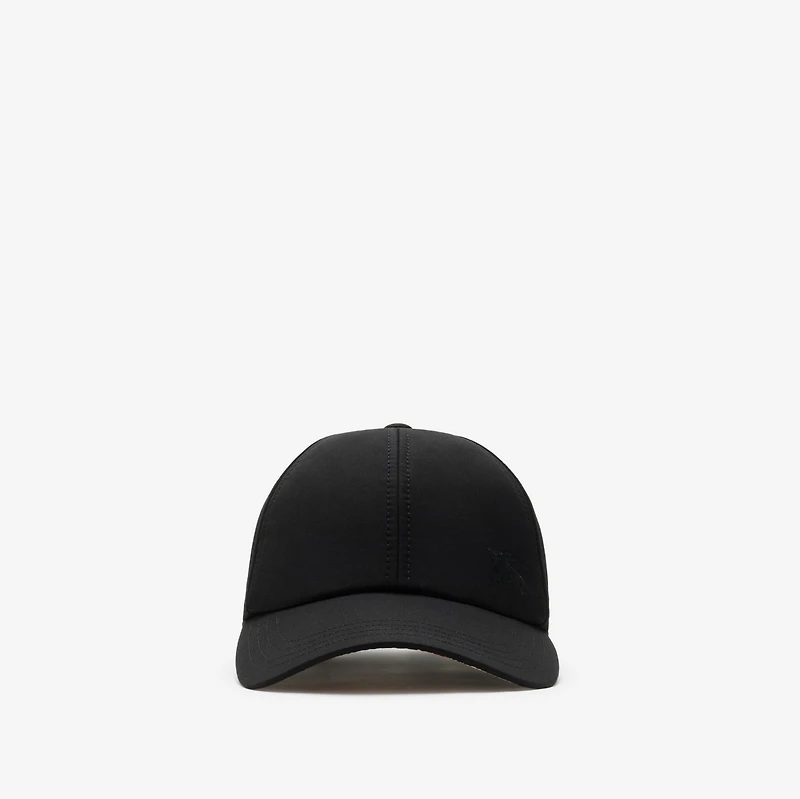 Gabardine Baseball Cap in Black/sand beige - Men | Burberry® Official