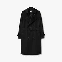 Long Wool Cashmere Trench Coat in Black - Men | Burberry® Official