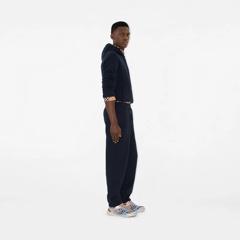 Cashmere Blend Jogging Pants in Navy - Men | Burberry® Official