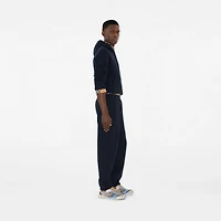 Cashmere Blend Jogging Pants in Navy - Men | Burberry® Official