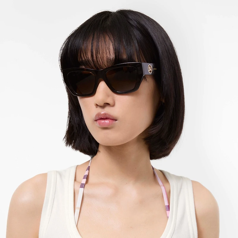 EKD Cat-eye Sunglasses in Dark havana - Women | Burberry® Official