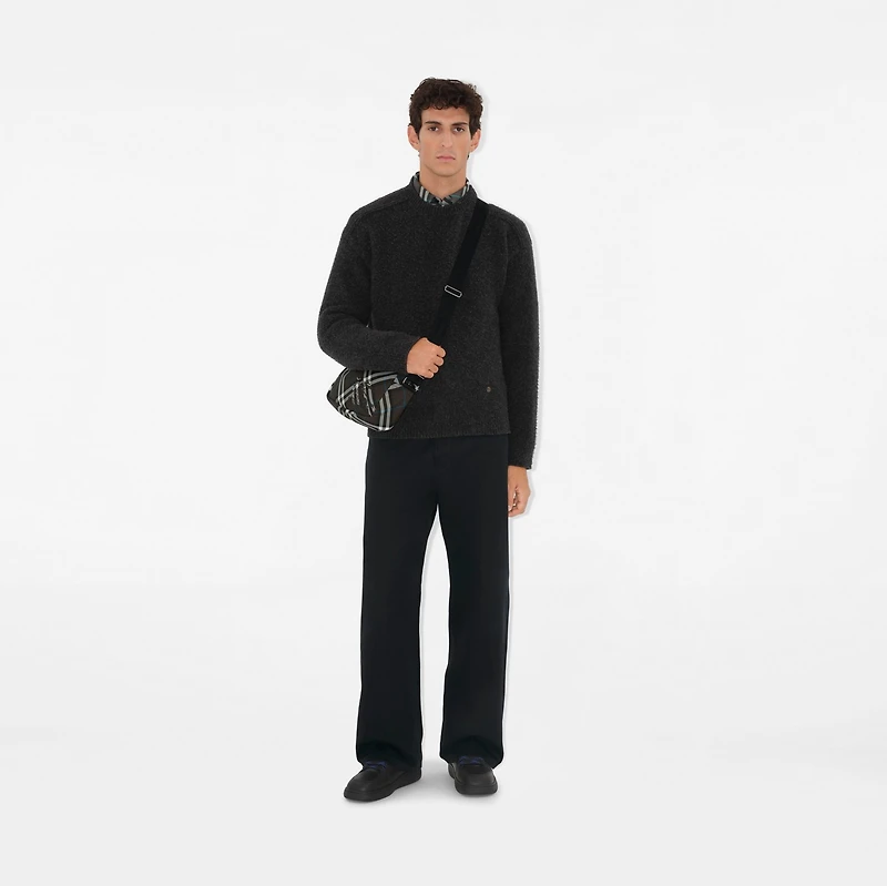 Check Crossbody Bag in Snug - Men | Burberry® Official