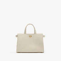 Small Cotswolds Tote in Soap beige - Women, Leather | Burberry® Official