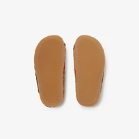 Raffia Sandals in Sand - Children | Burberry® Official