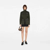 Mini Highlands Bag​ in Sand - Women, Cotton, Linen | Burberry® Official