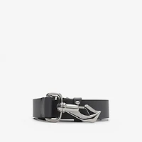Leather Equestrian Belt in Cobble - Women | Burberry® Official