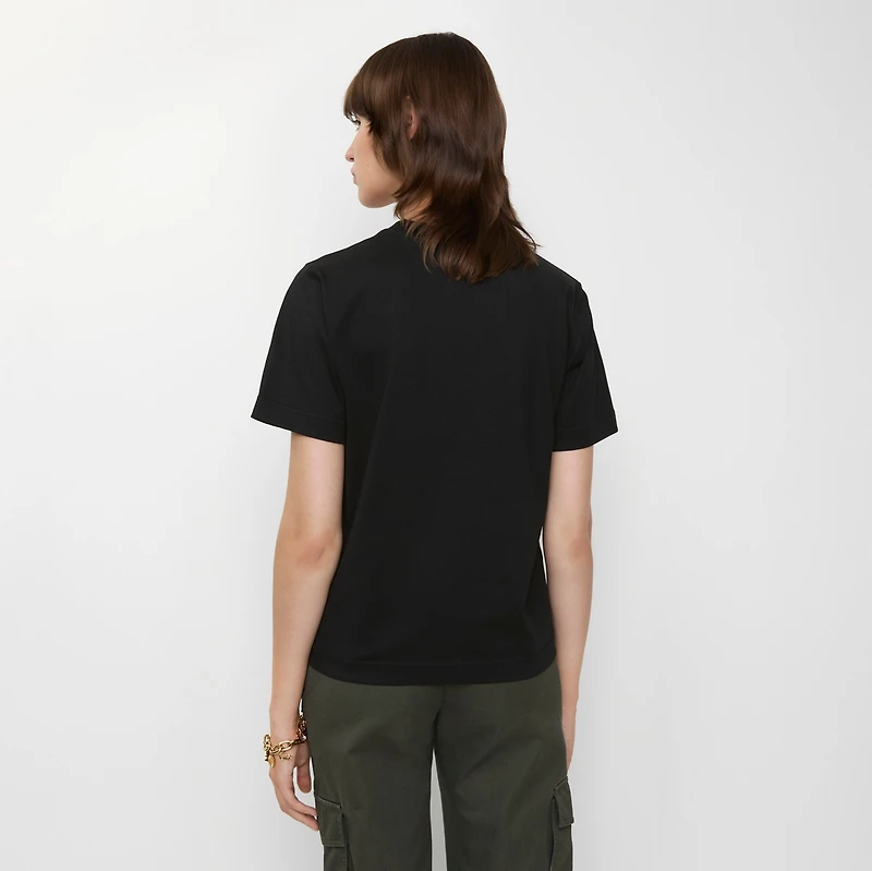 EKD Cotton T-shirt in Black - Women | Burberry® Official
