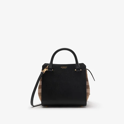 Mini Tote Bag in Black - Women | Burberry® Official