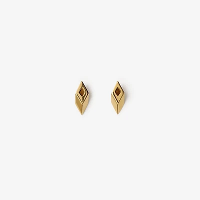 Hollow Stud Earrings in Gold - Women | Burberry® Official