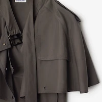 Silk Trench Dress in Cellar - Women | Burberry® Official