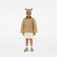 Quilted Barn Jacket in Sand | Burberry® Official