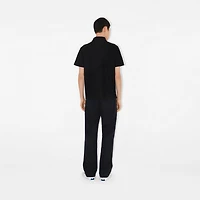 B Heart Cotton Polo Shirt in Black - Men | Burberry® Official