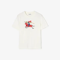 EKD Cotton T-shirt in Chalk white - Women | Burberry® Official