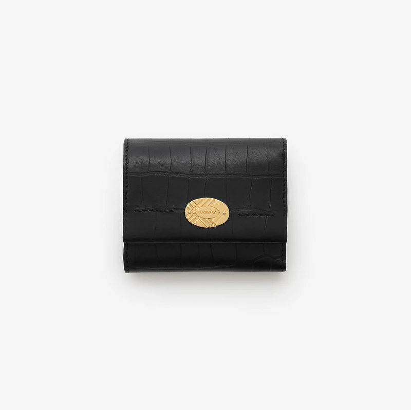 Cotswolds Wallet in Black - Women | Burberry® Official