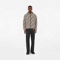 Reversible Check Jacket in Mauve grey - Men | Burberry® Official