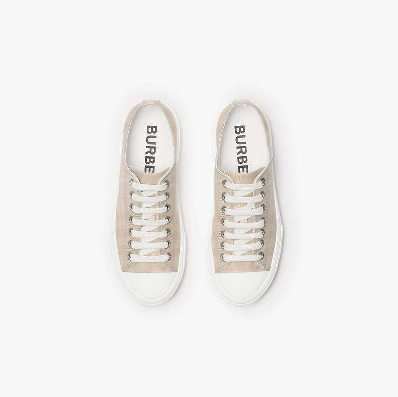 Check Sneakers in Clam - Women | Burberry® Official