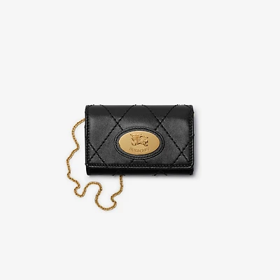Strand Chain Card Case​ in Black - Women | Burberry® Official