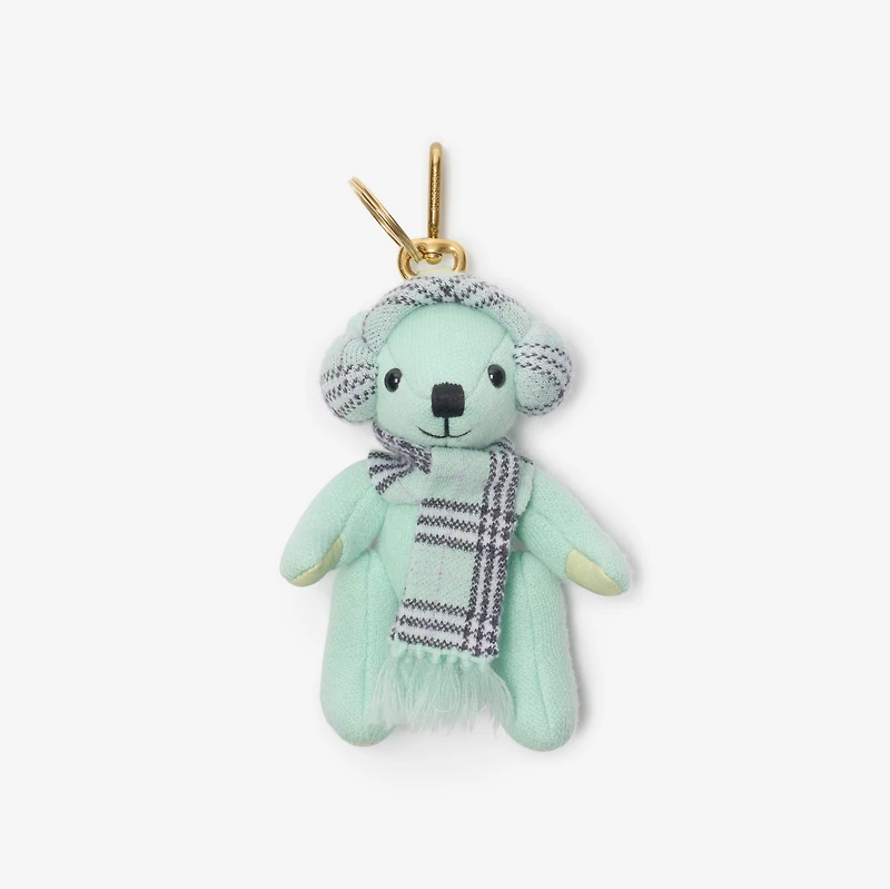 Thomas Bear Charm in Seafoam green - Women | Burberry® Official
